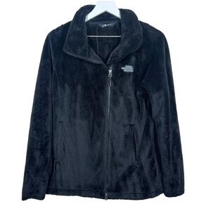 The North Face Women's Osito Fleece Black Zip Up Fuzzy Jacket Size Medium